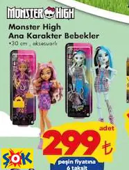 MONSTER HİGH ANA KARAKTER BEBEKLER OYUNCAK